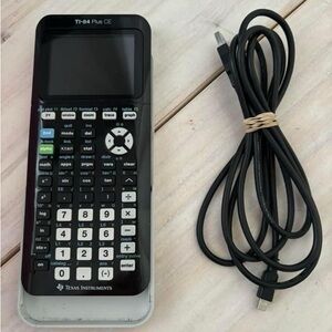 Texas Instruments T1 84 plus Graphing calculator with charger